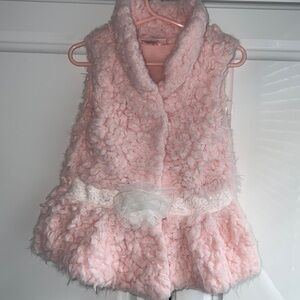Little lass toddler plushy vest